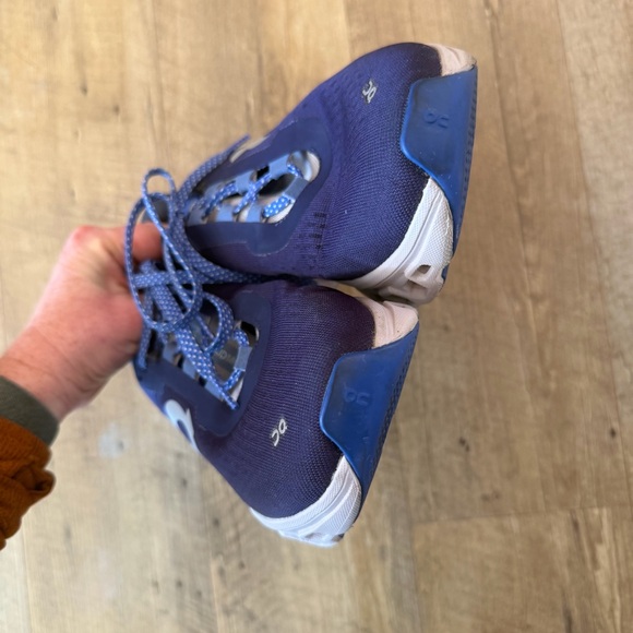 On Cloudmonster Womens Running Shoes | Acai/Lavender - Picture 7 of 12